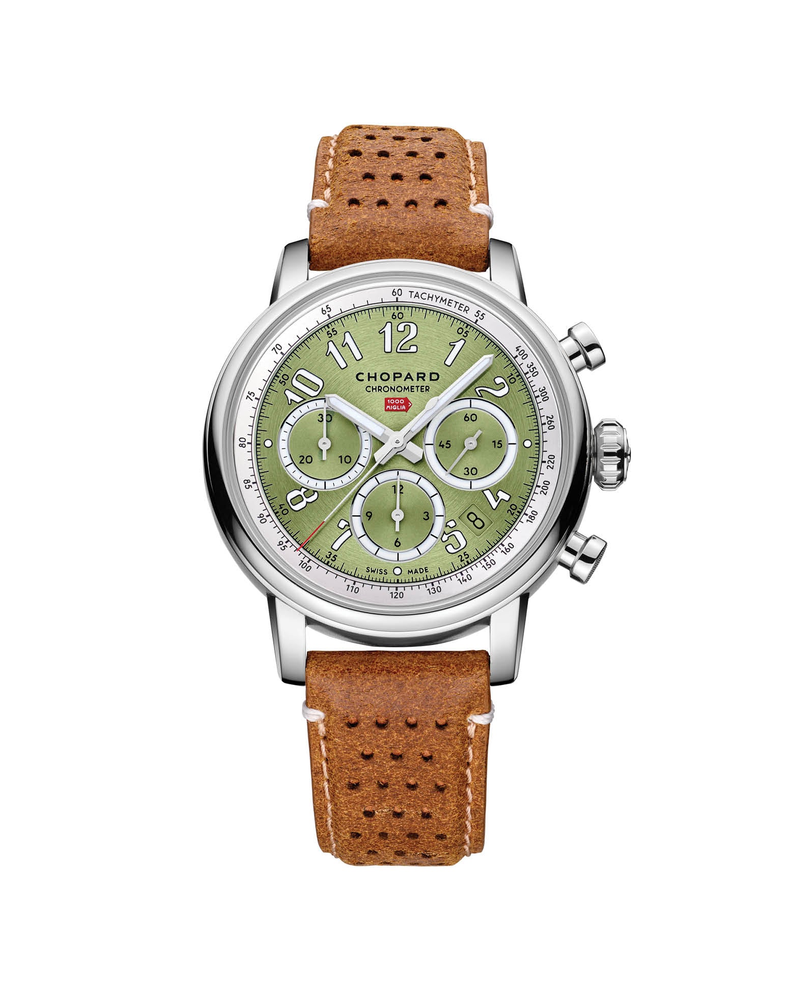 Chopard Mille Miglia Classic Racing,  40.5mm, Verde Chiaro "Green" Dial, Calf