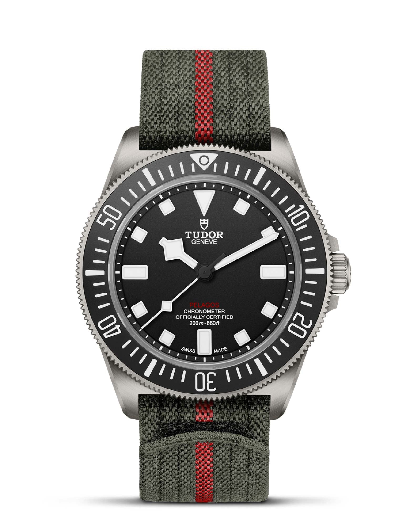TUDOR Pelagos FXD, Fabric strap with complimentary black rubber strap
