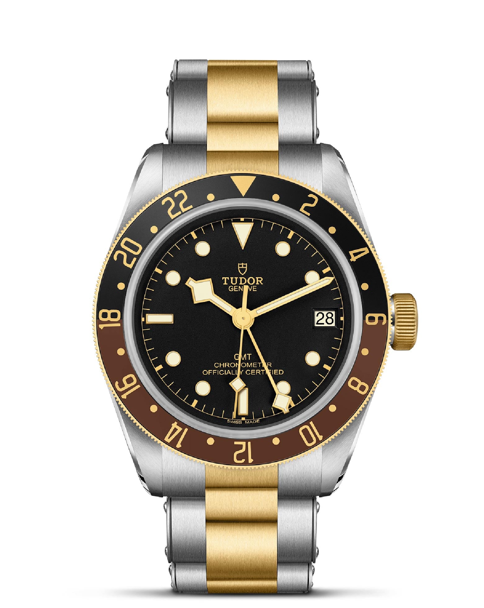 TUDOR Black Bay GMT S&G, steel and yellow gold bracelet