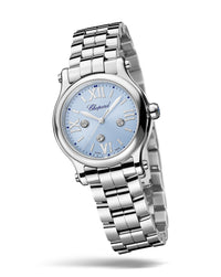 Chopard Happy Sport 30mm, Steel, Blue Dial, Bracelet
