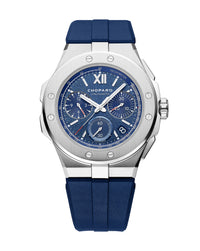 Chopard Alpine Eagle XL Chrono 44mm, Steel, Blue Dial, Blue Rubber Strap