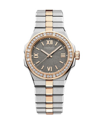 Chopard Alpine Eagle 33mm, Rose Gold, Diamonds, White Gold Strap