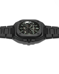 Bell & Ross BR 05 SKELETON BLACK LUM CERAMIC 41mm, Black Ceramic Case, Skeletonised Dial, Ceramic Bracelet
