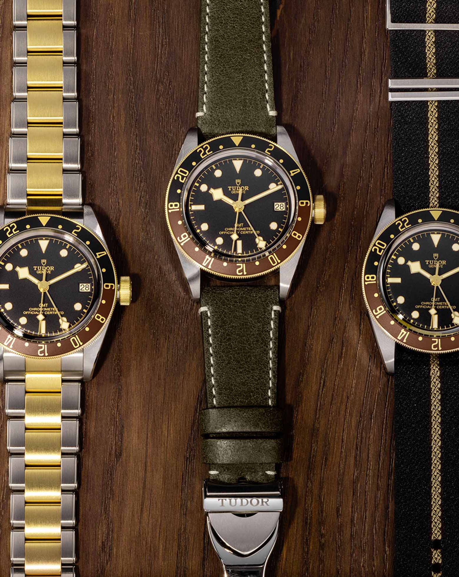 TUDOR Black Bay GMT S&G, steel and yellow gold bracelet