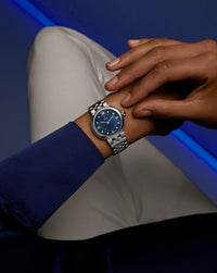 TUDOR Clair de Rose, steel bracelet