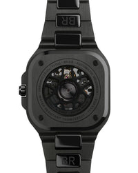 Bell & Ross BR 05 SKELETON BLACK CERAMIC 41mm, Black Ceramic Case, Skeletonised Dial, Ceramic Bracelet