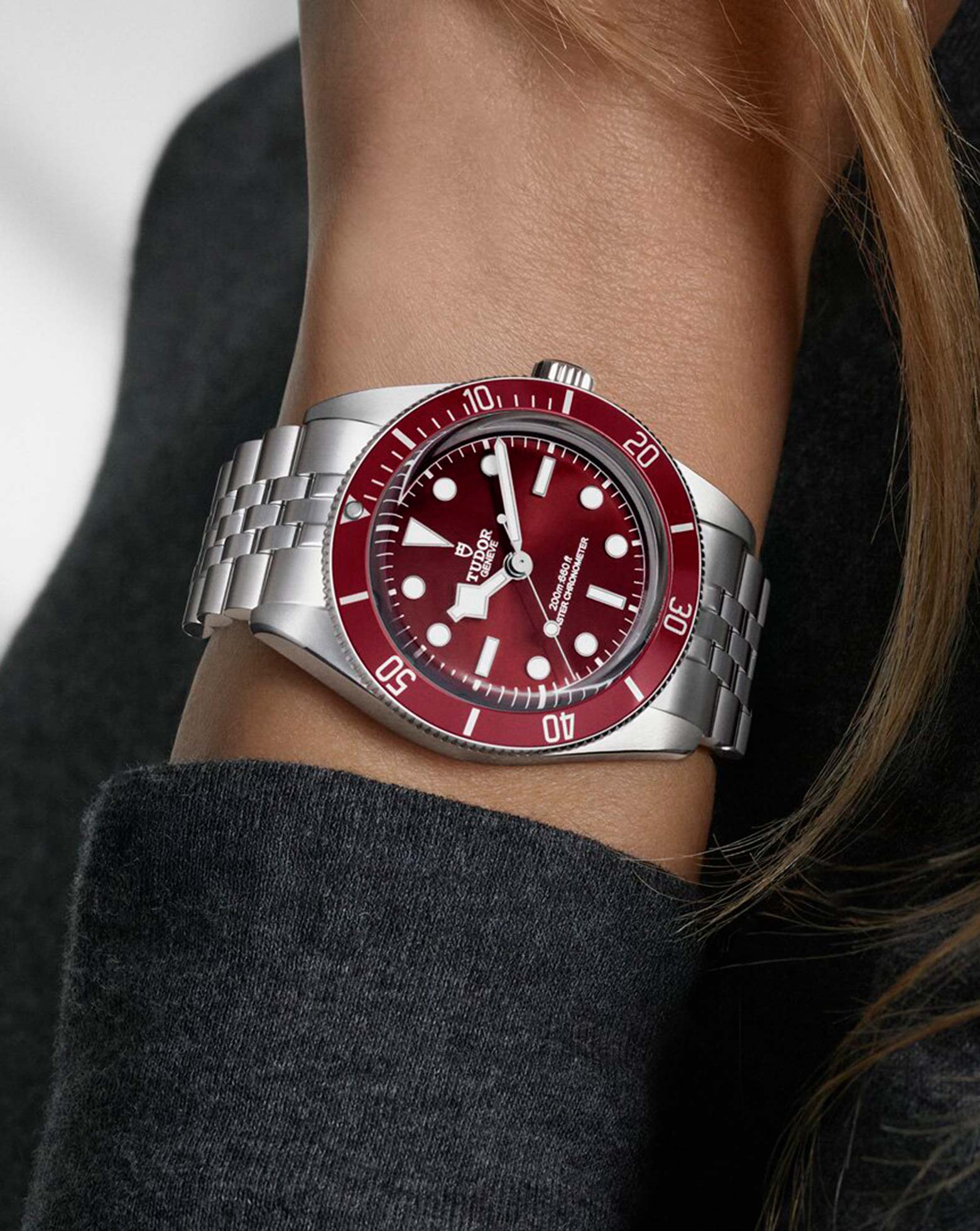 TUDOR　ブラックベイ　ステンレスベルト　41ミリ TUDOR Black Bay 58, 5-Link Steel Bracelet