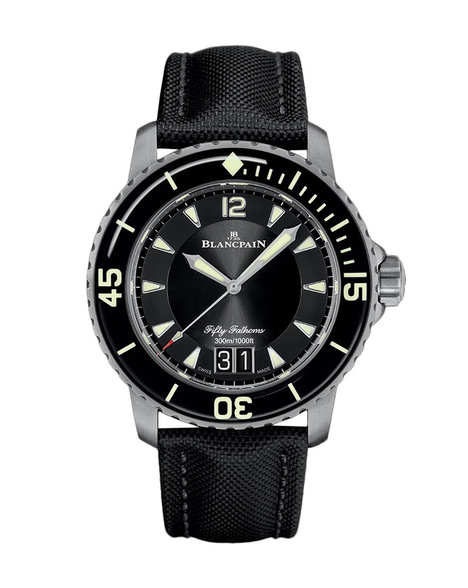 Blancpain Fifty Fathoms Grande Date Bathyscaphe 45mm, Titanium