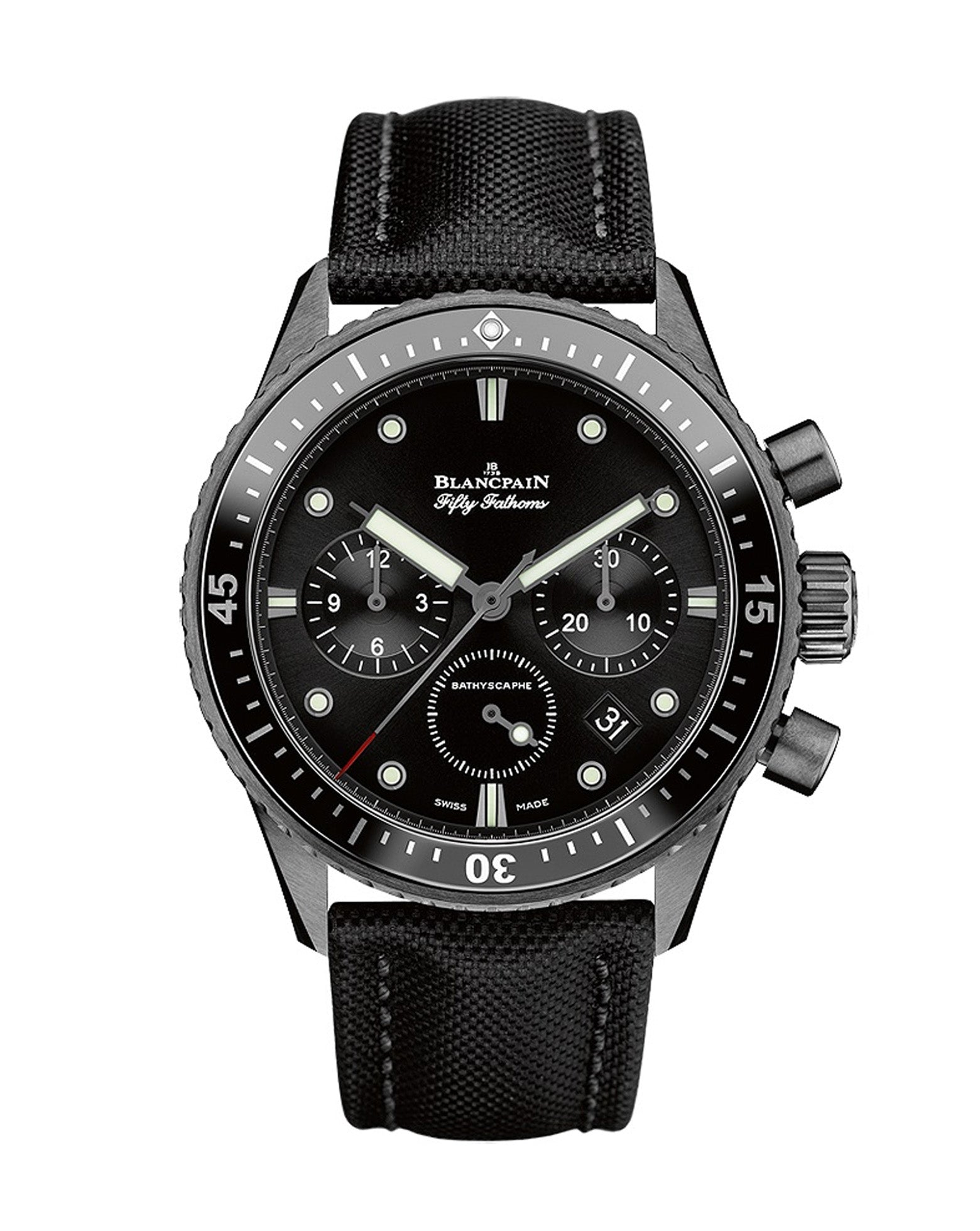 Blancpain Fifty Fathoms Bathyscaphe Chrono Flyback 43.6mm, Ceramic