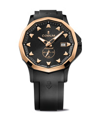 Corum Admiral 42 Automatic, Sunray Black Dial, Black Ceramic Case, Stainless Steel