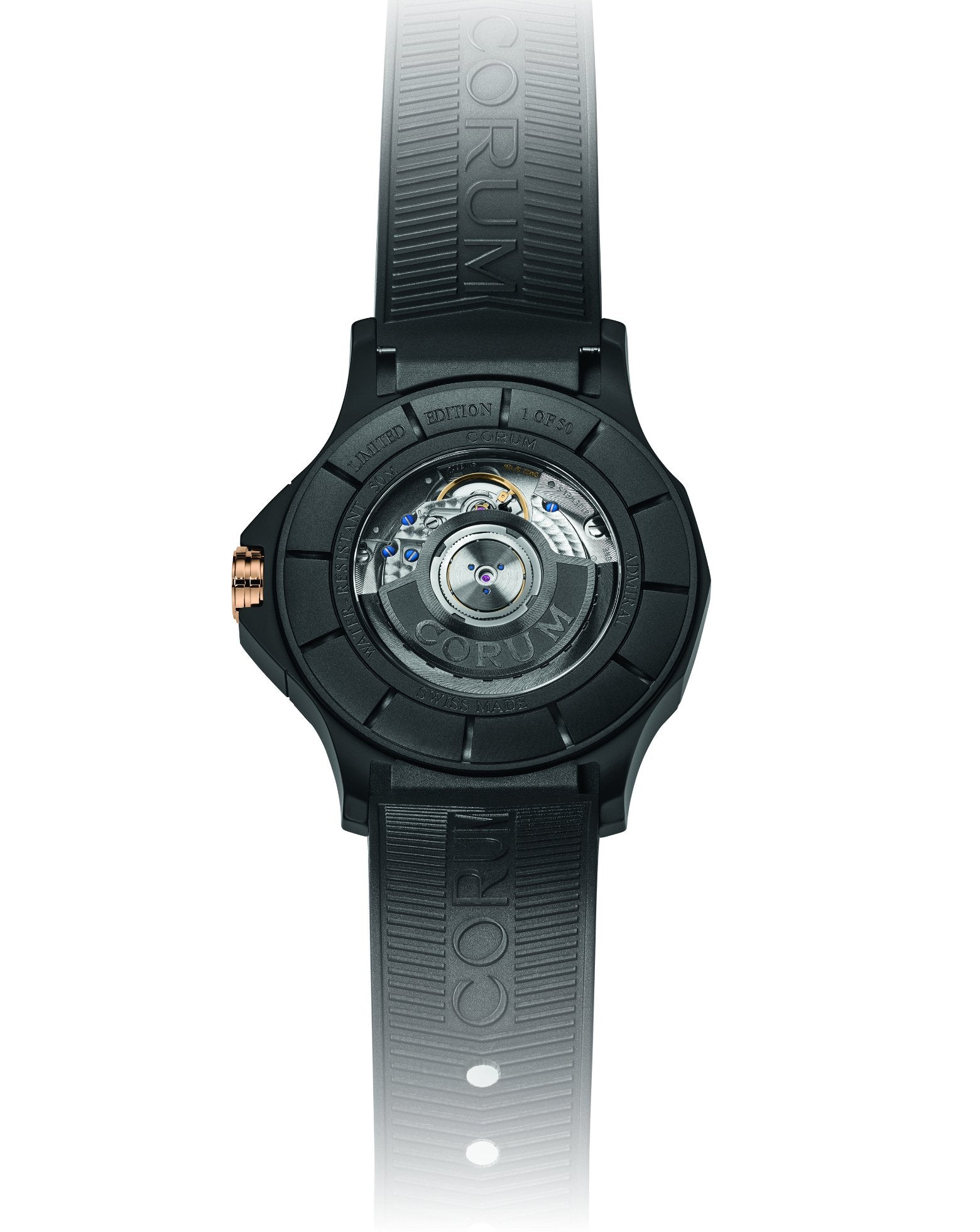 Corum Admiral 42 Automatic Black and Cortina Watch Pte Ltd