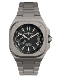 Bell & Ross BR-X5 BLACK TITANIUM 41mm, Microblasted Titanium Case, Black Dial, Titanium Bracelet