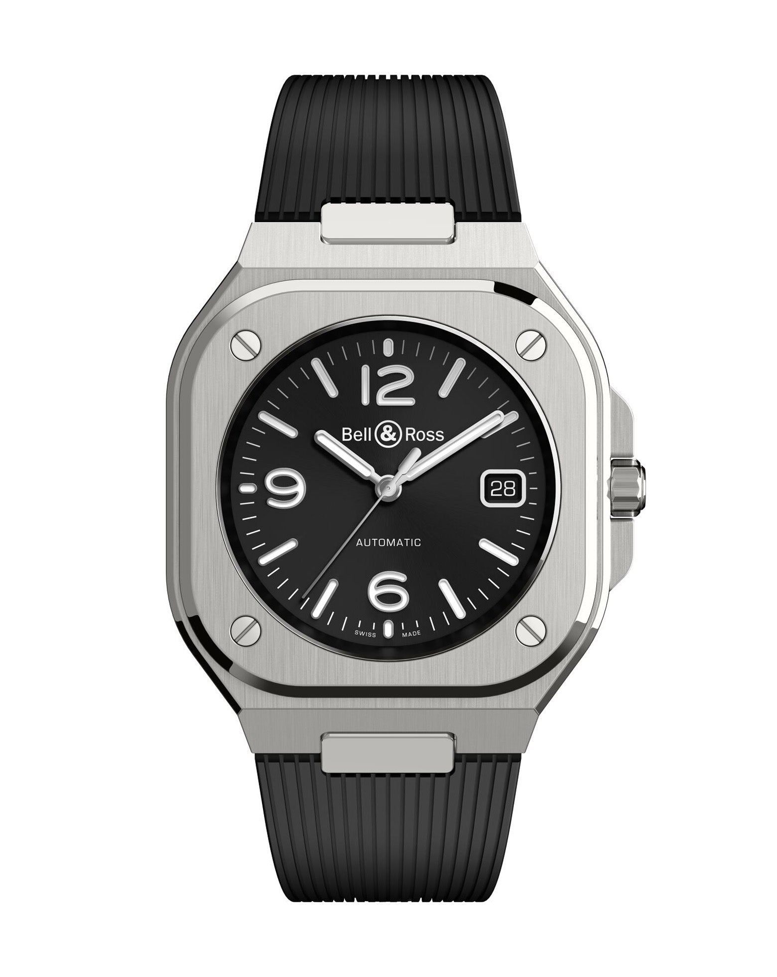 Bell & Ross BR 05 Black Steel 40mm, Steel Case, Black Dial