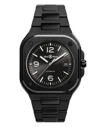 Bell & Ross BR 05 BLACK CERAMIC 41mm, Black Ceramic Case, Black Dial, Ceramic Bracelet
