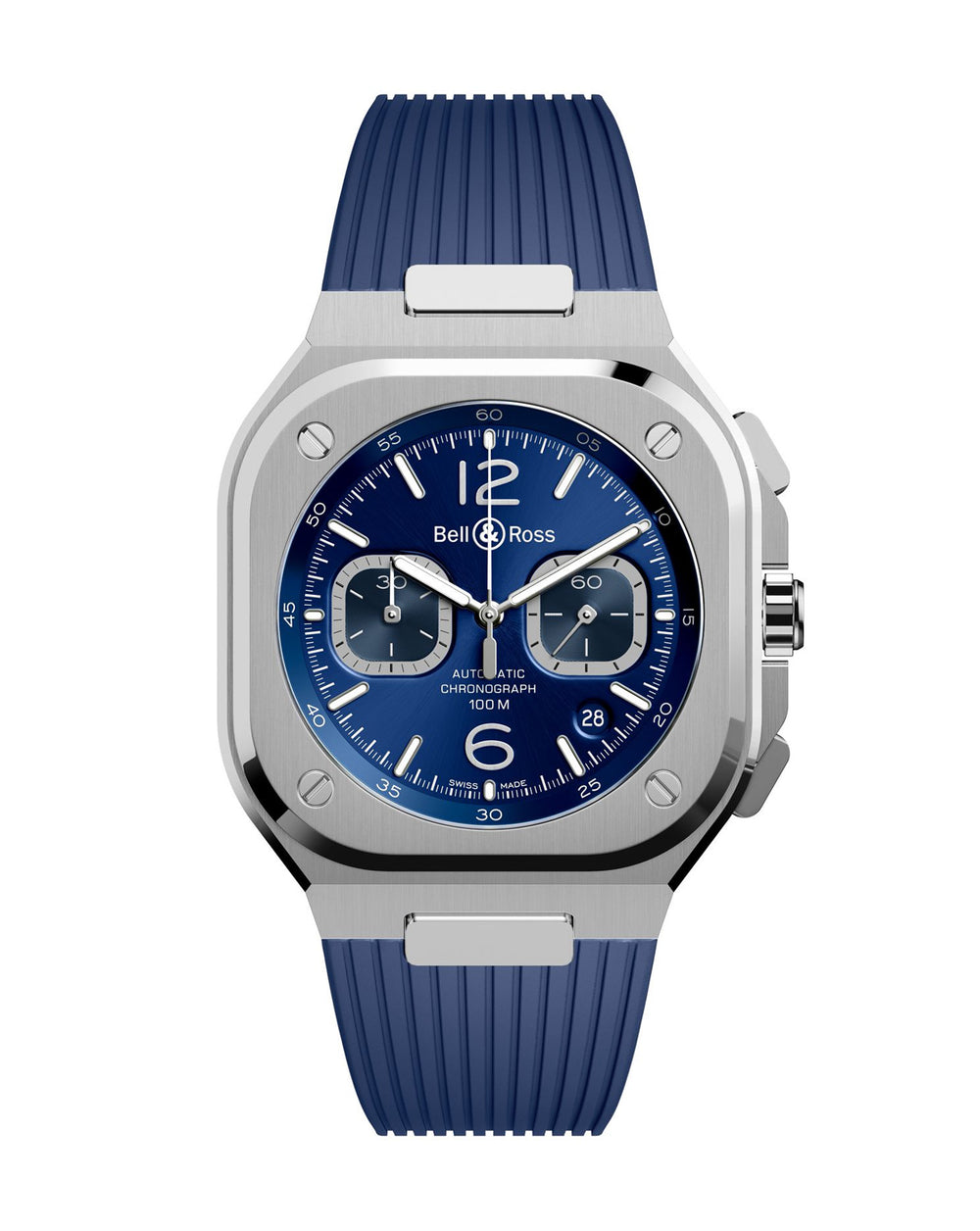 Bell Ross BR 05 Chrono Blue Steel Cortina Watch Pte Ltd