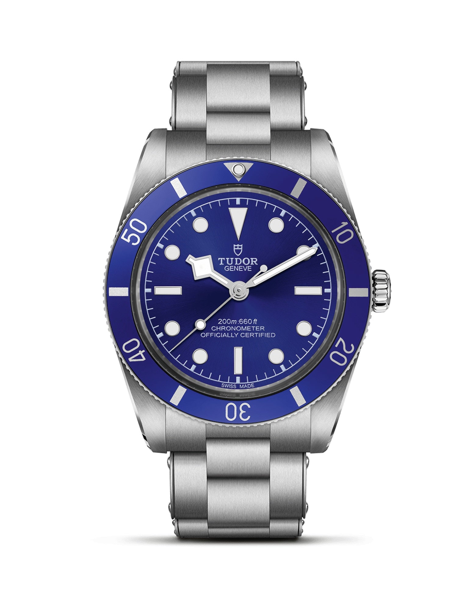 TUDOR Black Bay 54 37mm Steel Case, Blue Dial, Steel Bracelet