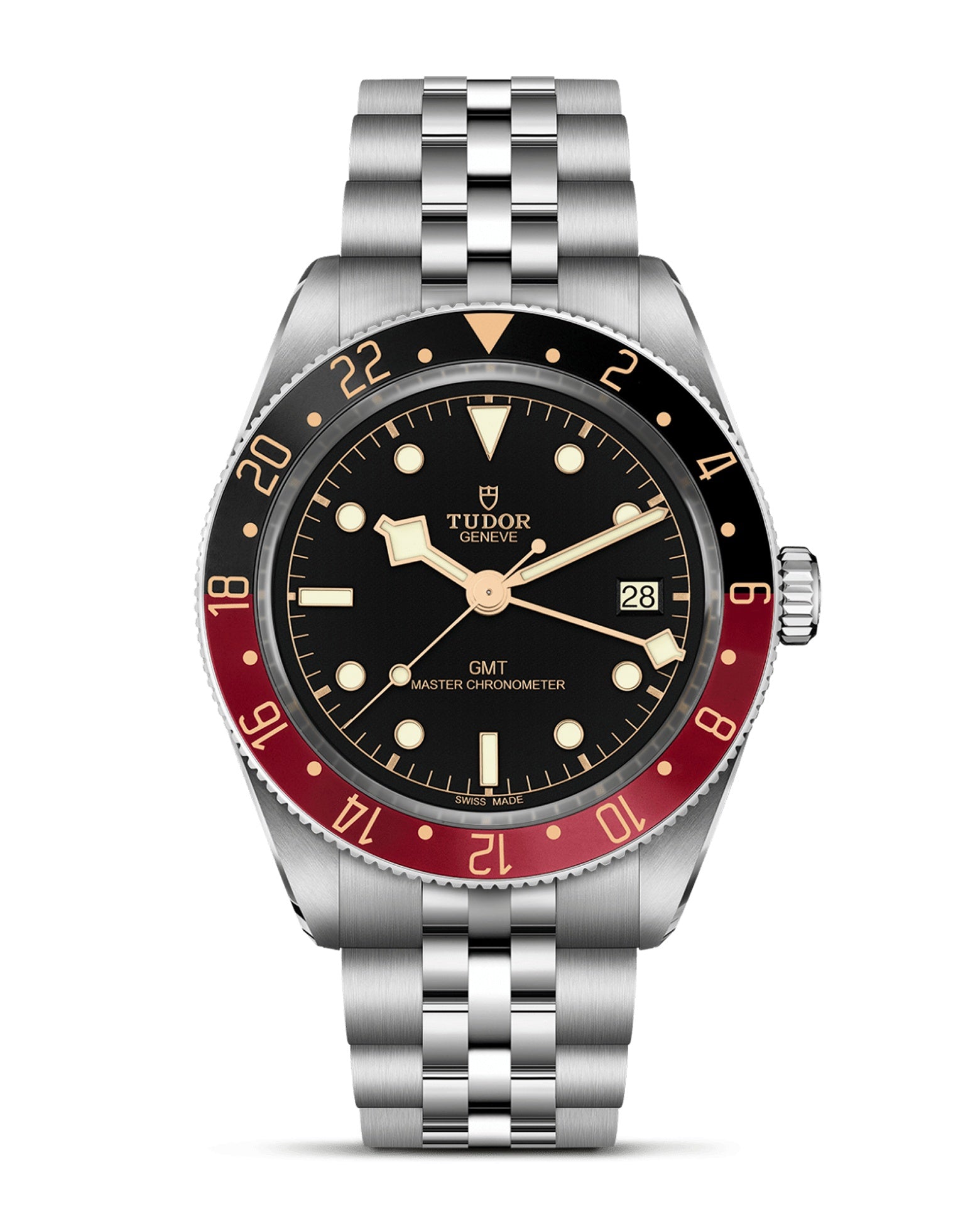 TUDOR Black Bay 58 GMT 39mm Steel Case, Black Dial, Steel Bracelet