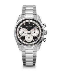 ZENITH Chronomaster Original 38mm, Black Dial, Steel Bracelet