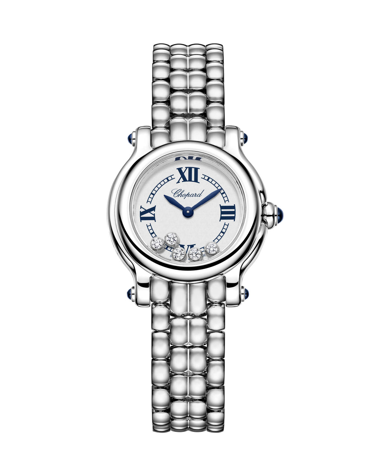 Chopard Happy Sport The First 26mm, Lucent Steel, Silver Dial, Bracelet
