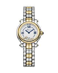 Chopard Happy Sport The First 26mm, 18-Carat Yellow Gold and Lucent Steel,  Silver Dial, Bracelet