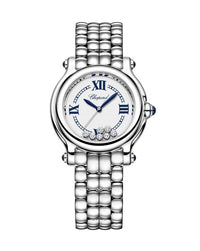 Chopard Happy Sport The First 33mm, Lucent Steel, Silver Dial, Bracelet