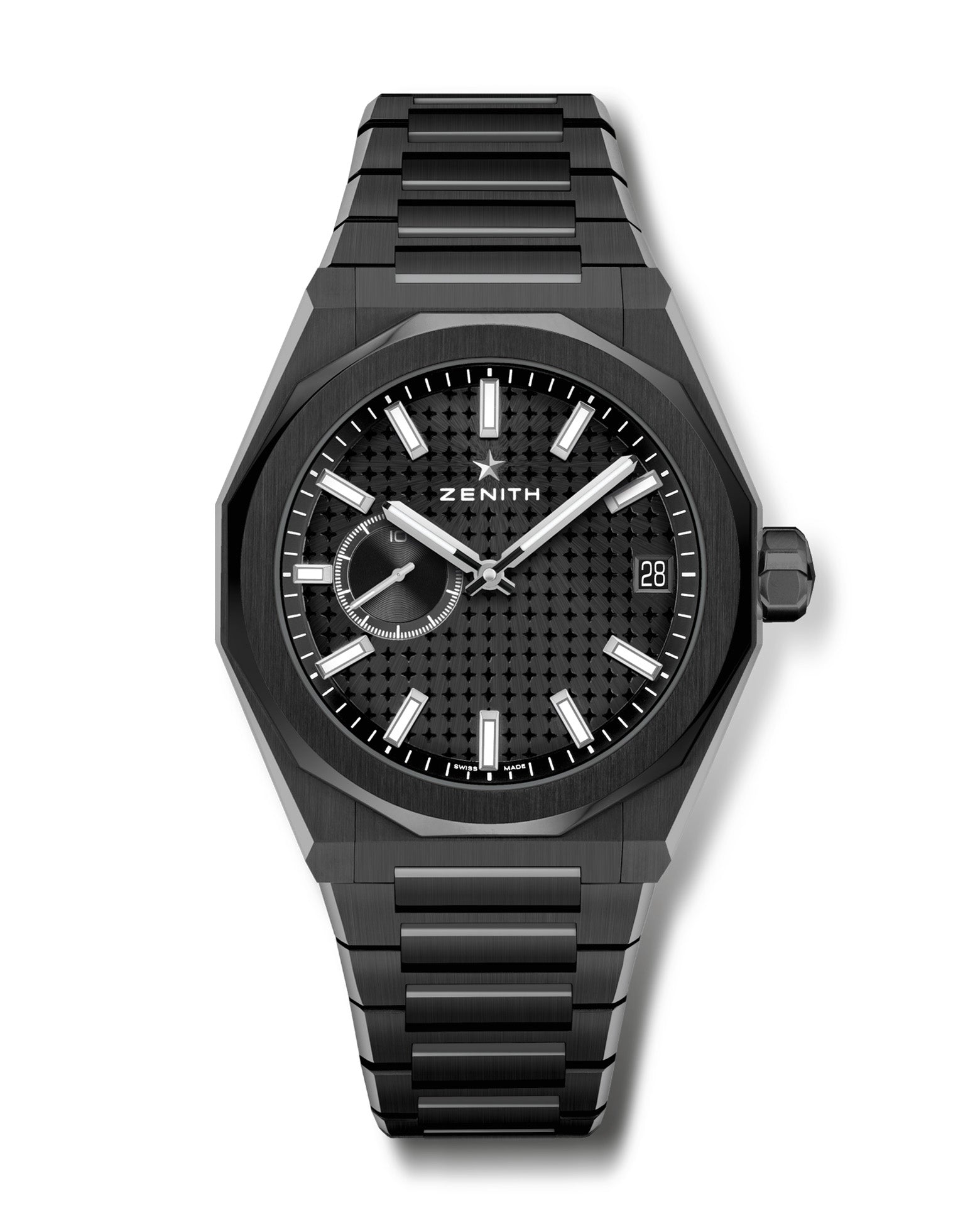 ZENITH Defy Skyline 41mm, Black Ceramic Case, Black Dial, Ceramic Bracelet
