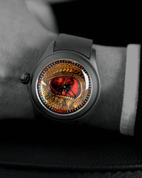 Corum Bubble 47 Dragon Eye, Stainless Steel with Black PVD Case, Black Rubber Strap