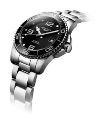 Longines Hydroconquest Automatic 41mm, Black Dial, Steel Strap