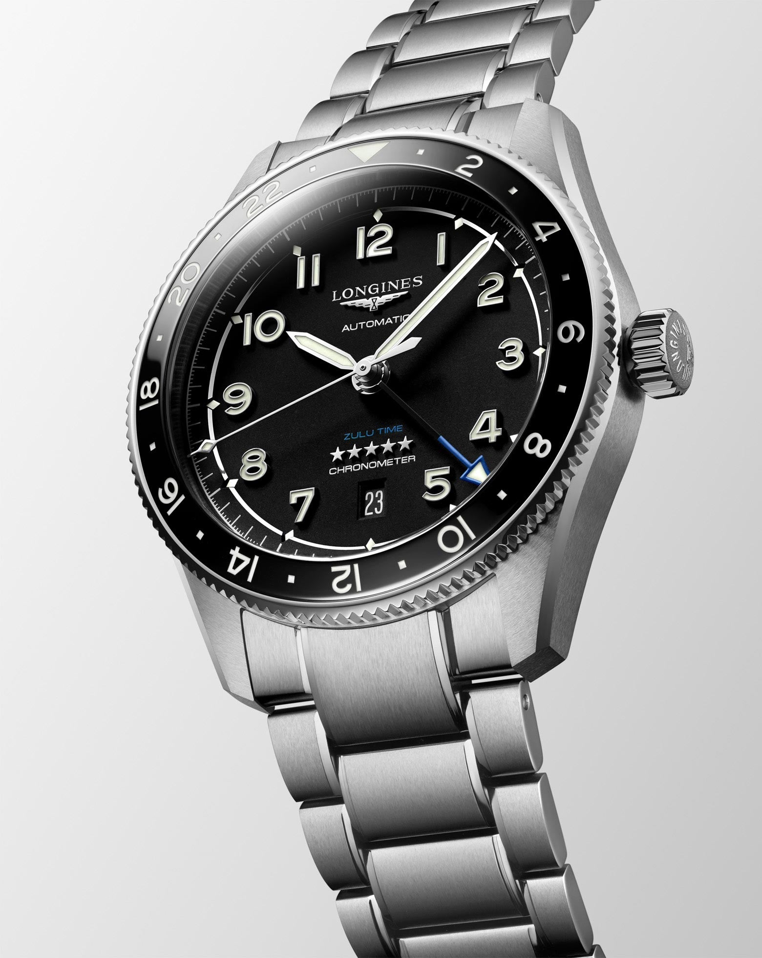 Longines spirit online black