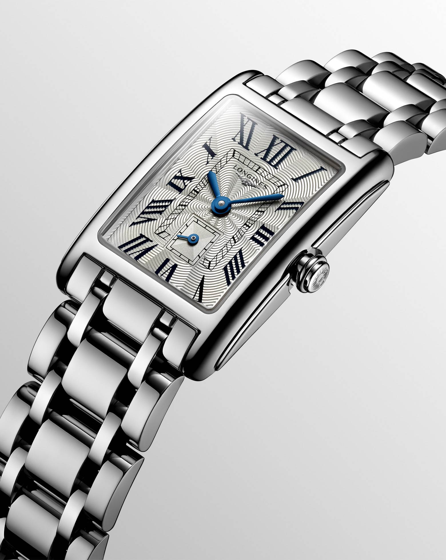Longines Dolcevita, Silver Dial, Steel Strap
