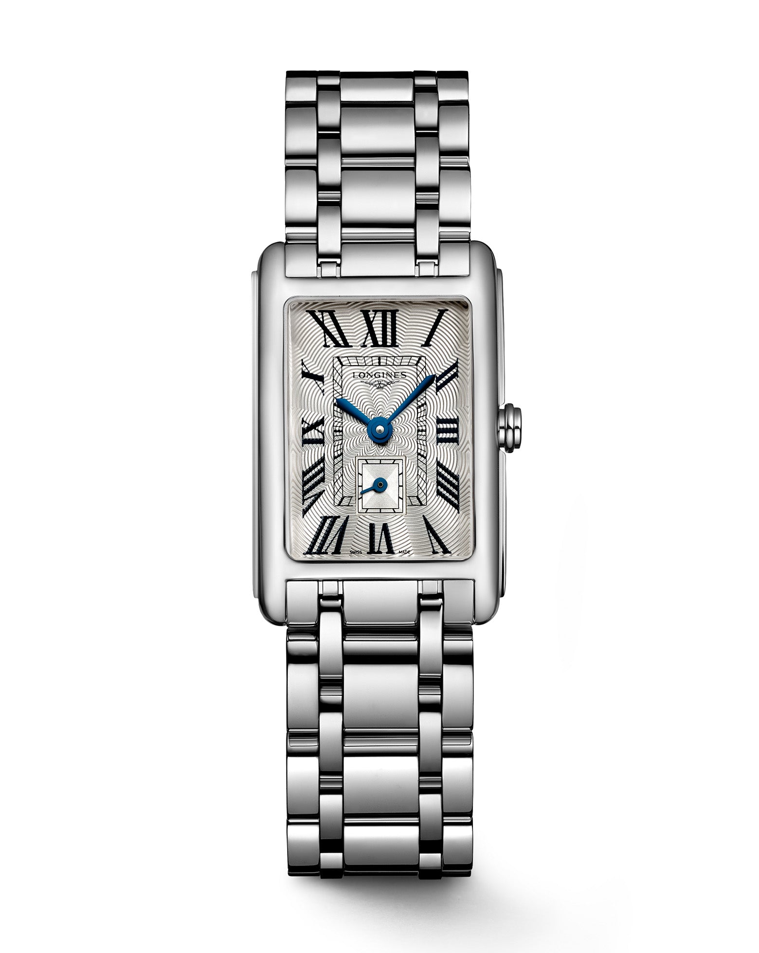 cortina Longines Dolcevita Silver Dial Steel Strap