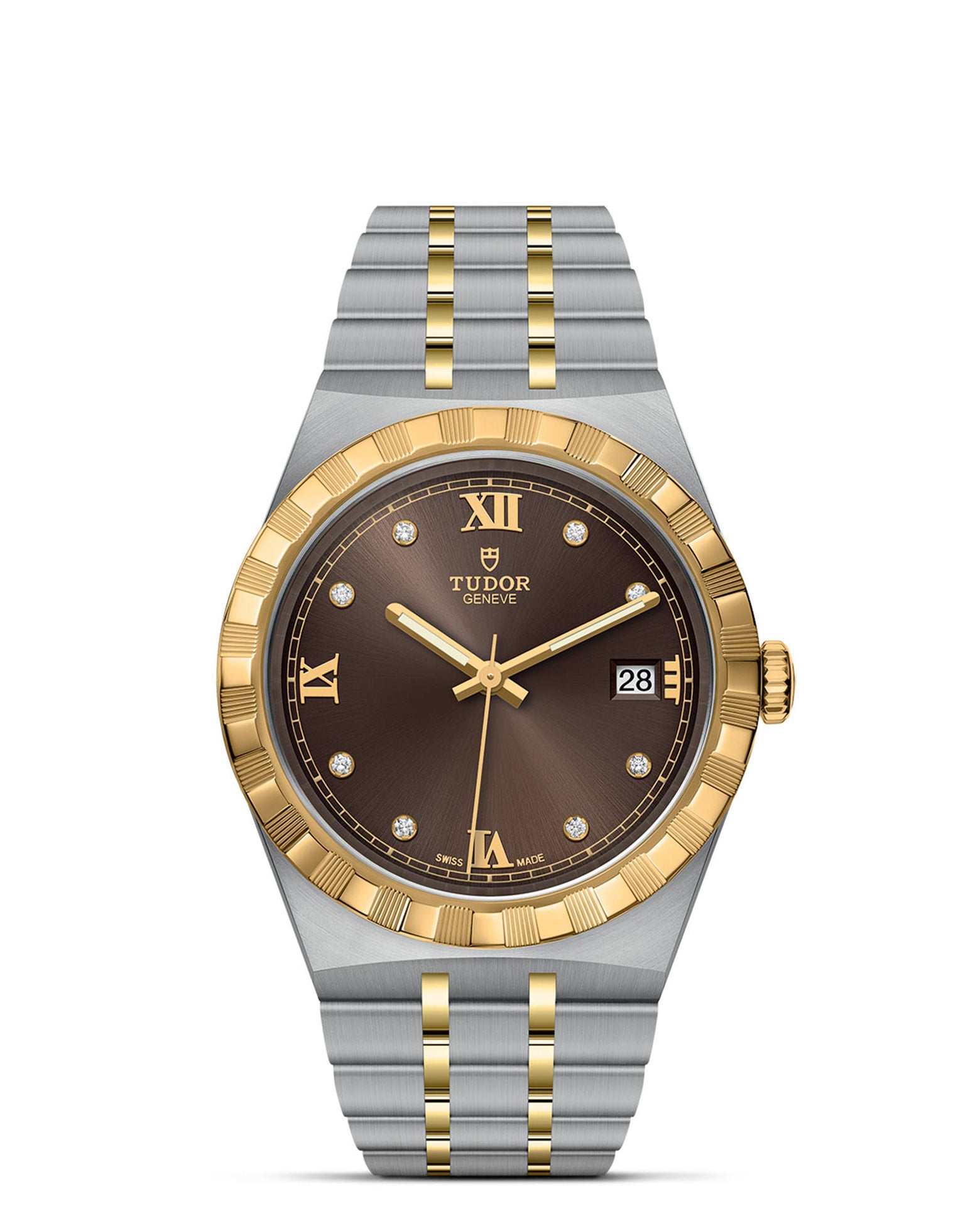 cortina TUDOR Royal 38mm Steel Case Diamond Set Dial