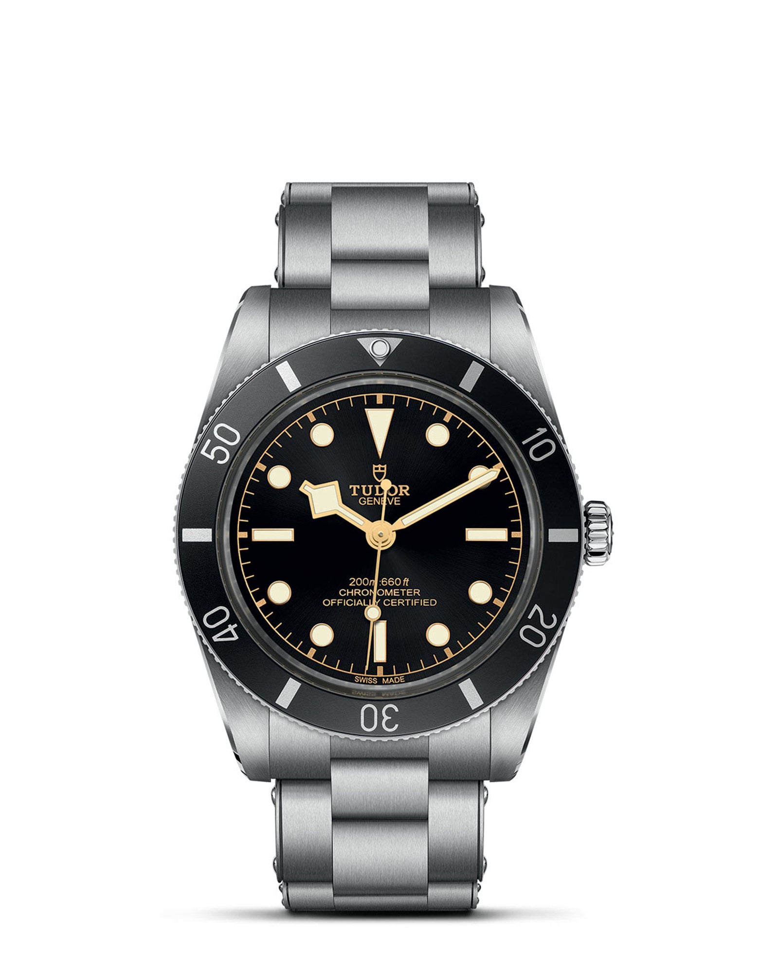 cortina TUDOR Black Bay 54 37mm Steel Case Steel Bracelet Black Dial