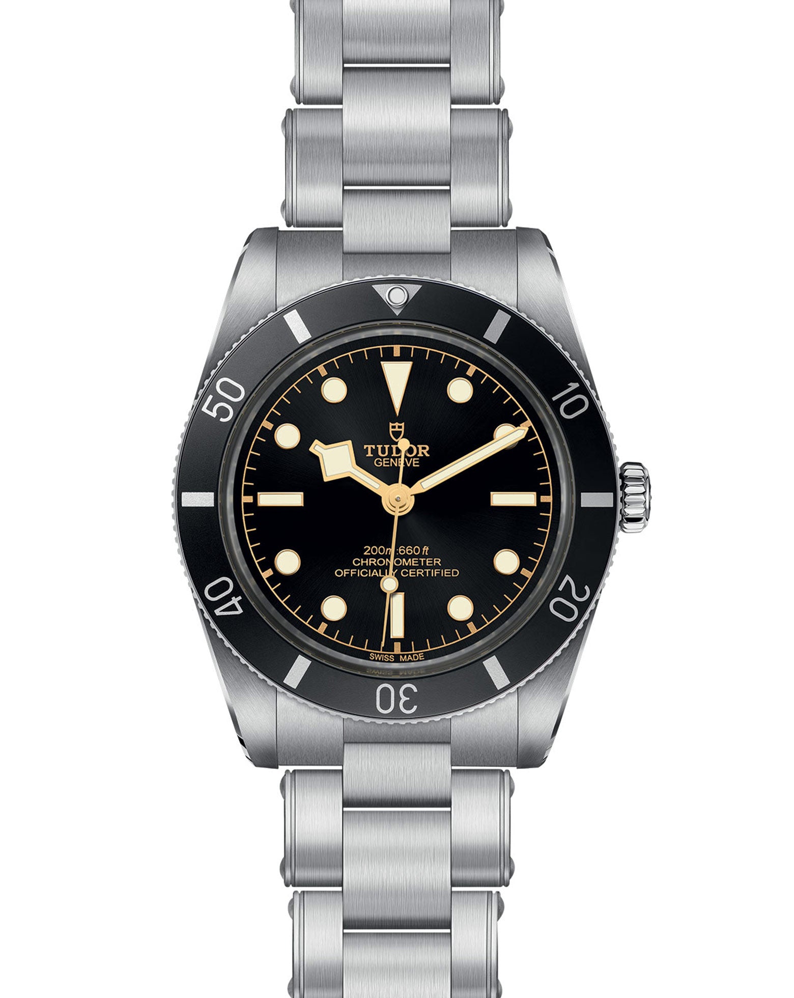 TUDOR Black Bay 54 37mm, Steel Case, Steel Bracelet, Black Dial