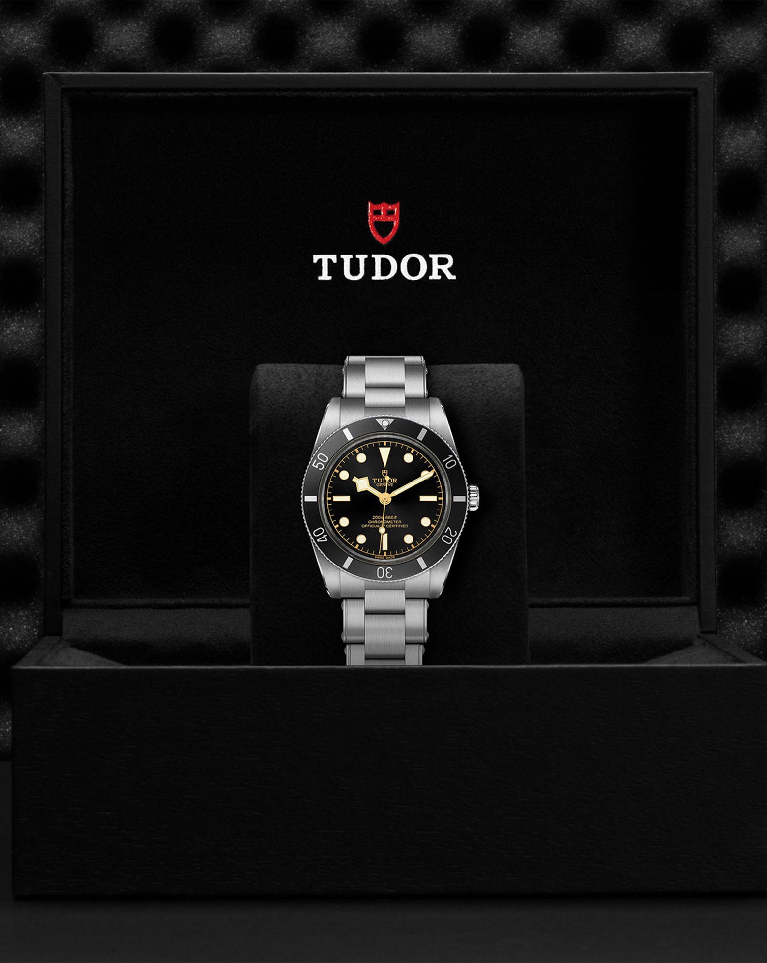 TUDOR Black Bay 54 37mm, Steel Case, Steel Bracelet, Black Dial