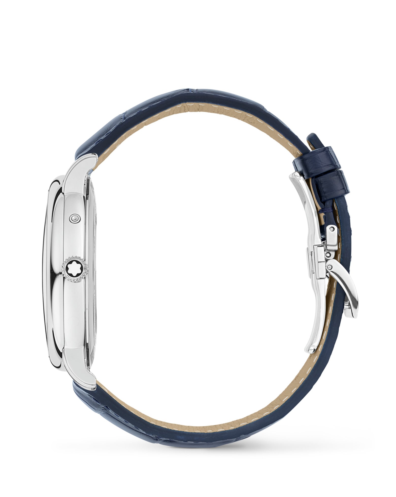 Montblanc Star Legacy Full Calendar 42mm, Blue Leather Strap