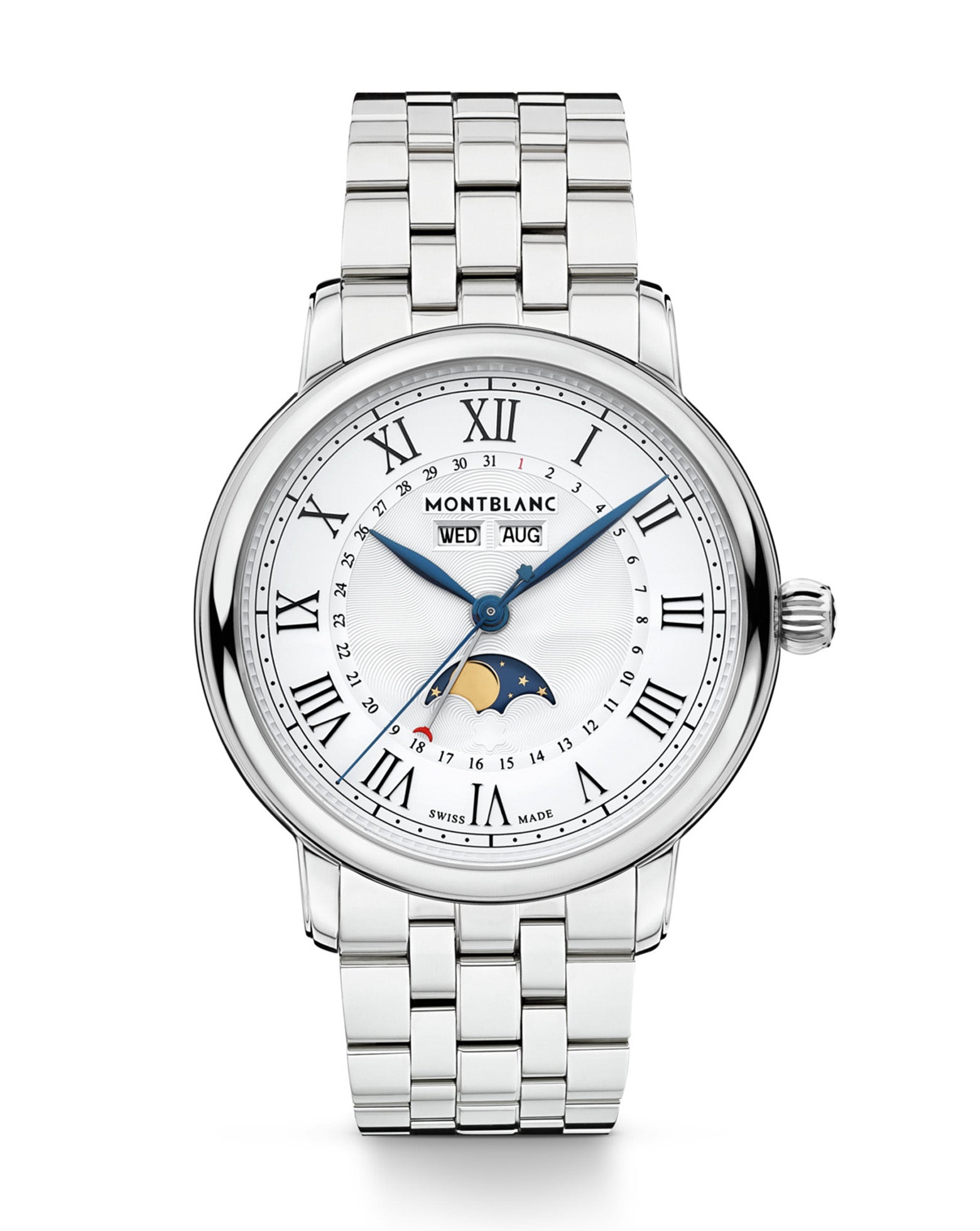 cortina Montblanc Star Legacy Full Calendar 42mm Steel Bracelet