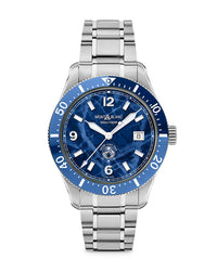 Montblanc 1858 Iced Sea Automatic Date 41mm, Blue Dial, Steel Bracelet