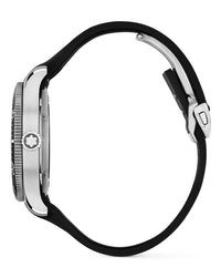 Montblanc 1858 Iced Sea Automatic Date 41mm, Black Dial, Black Rubber Strap