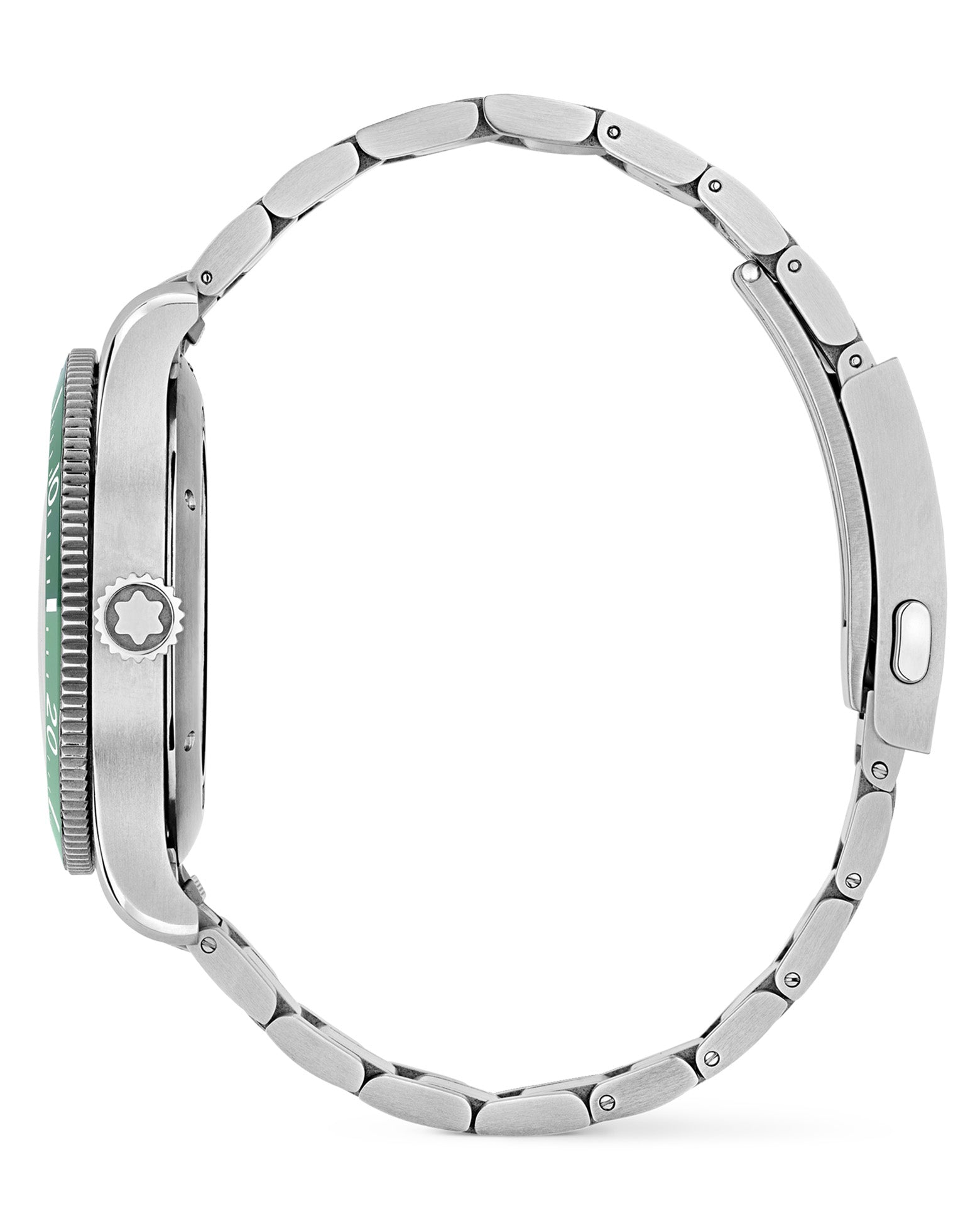 Montblanc 1858 Iced Sea Automatic Date 41mm, Green Dial, Steel Bracelet