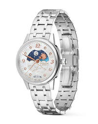 Montblanc Bohéme Day & Night 30 mm, Mother-of-Pearl Dial, Steel Bracelet