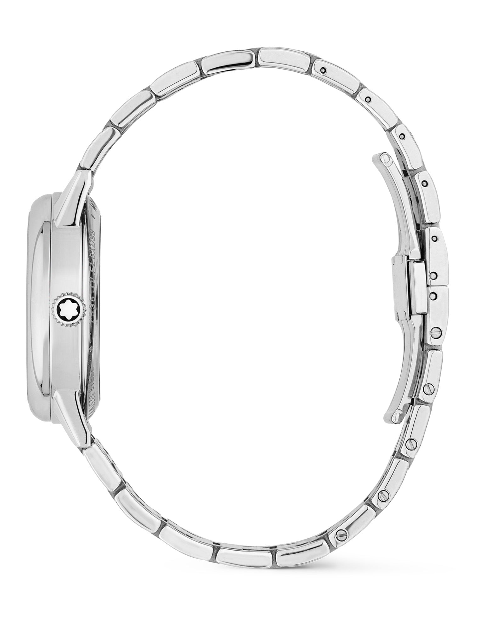 Montblanc Bohéme Day & Night 30 mm, Mother-of-Pearl Dial, Steel Bracelet