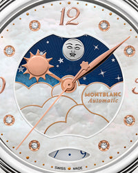 Montblanc Bohéme Day & Night 30 mm, Mother-of-Pearl Dial, Steel Bracelet