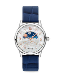 Montblanc Bohème Day & Night 34mm, MOP Dial, Blue Strap
