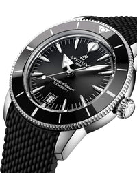 Breitling Superocean Heritage B31 Automatic 42mm, Steel Case, Black Dial, Rubber Deployant Strap