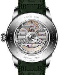 Breitling Superocean Heritage B31 Automatic 42mm, Steel Case, Green Dial, Rubber Deployant Strap