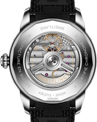 Breitling Superocean Heritage B31 Automatic 44mm, Steel Case, Black Dial, Rubber Deployant Strap