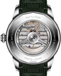 Breitling Superocean Heritage B31 Automatic 44mm, Steel Case, Green Dial, Rubber Deployant Buckle