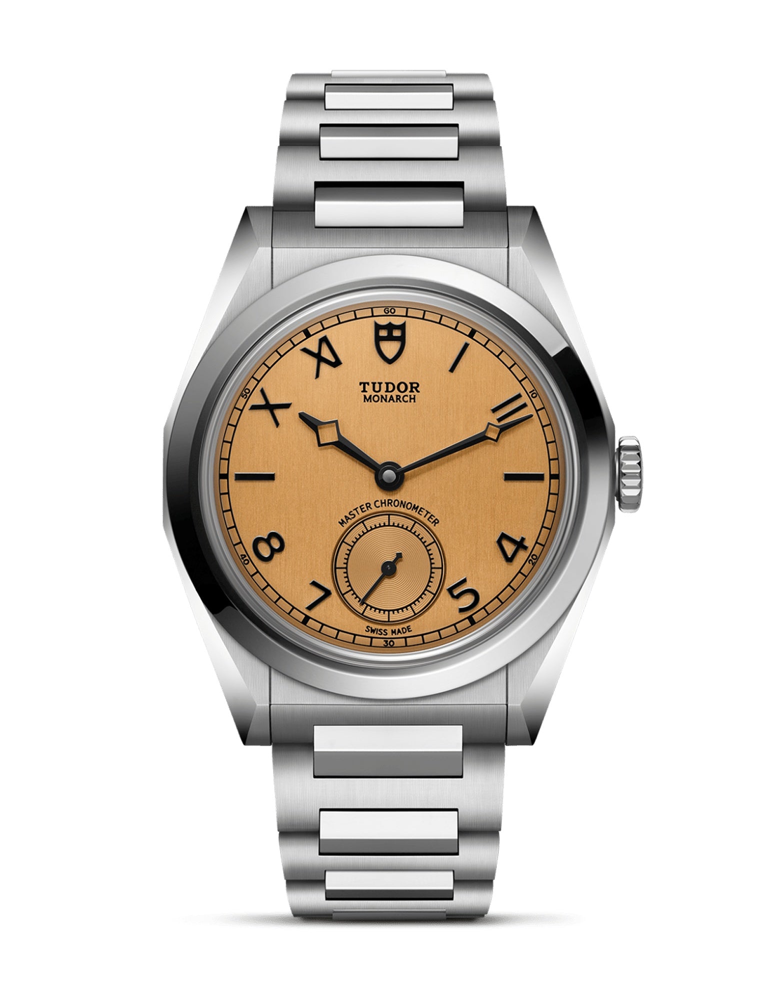 TUDOR Monarch 39mm, Steel Case, Dark Champagne Dial, Steel Bracelet