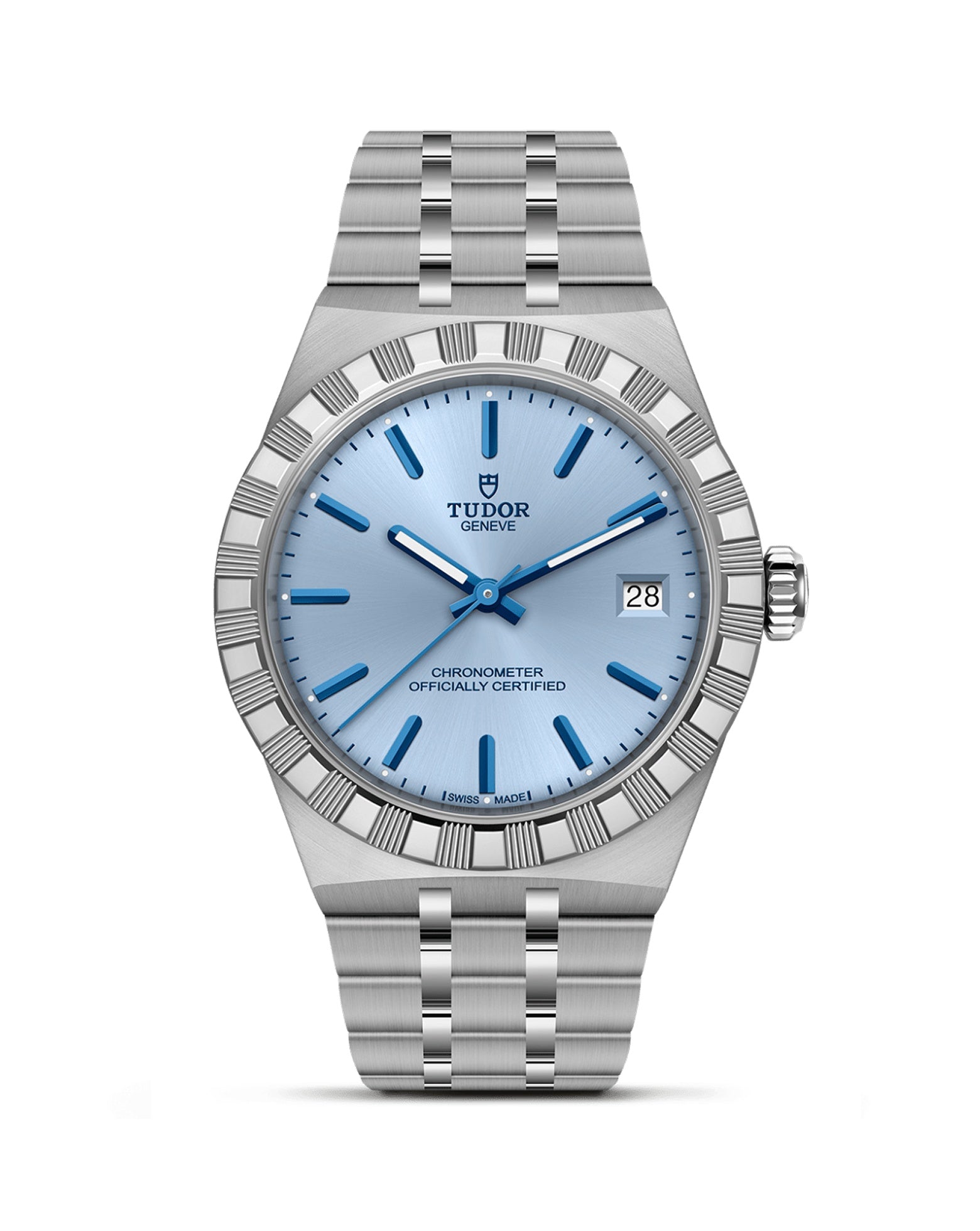 TUDOR Royal 36mm Steel Case, Light Blue Dial, Steel Bracelet